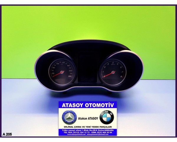 MERCEDES W205 C200 KADRAN A2059007029 A2059001627 A2059009717 A2059008305 , A2059008229 A2059002827 A2059000918 A2059009505 , A2059009429 A2059004027 , A2059001830 A2059006427